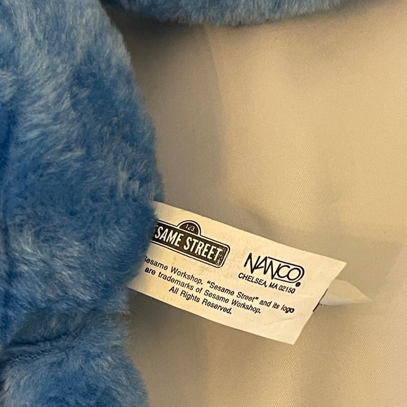 Nanco 2003 Sesame Street Blue Grover 12" Jim Henson Plush (Pre-owned) - Picture 5 of 6